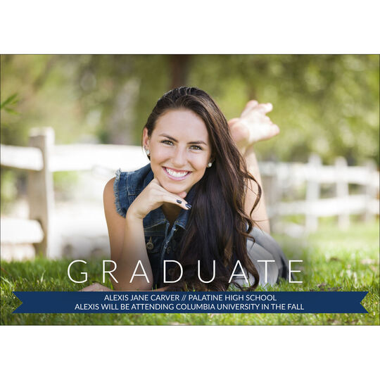 Graduate Banner Photo Graduation Announcements